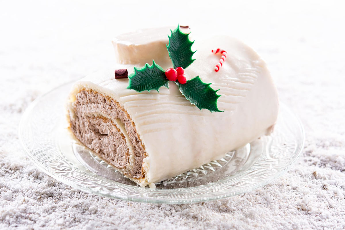 Bûche roulée de Noel